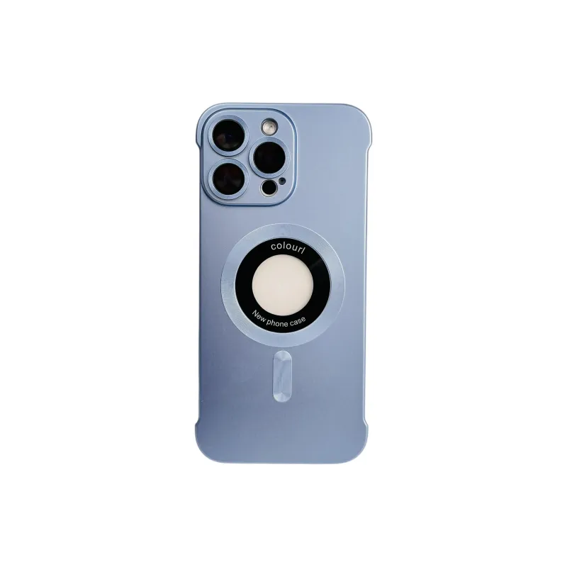 Wei Xin Acrylic Material Frameless Label Magnetic Phone Cases Compatible With IPhone 16/15 Pro Max/Apple 13/14 Pro/Max-15