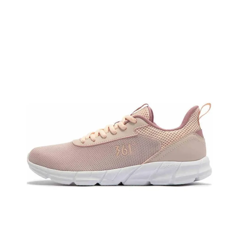 361° Cushioning Slip Resistant Low Top Sprint Running Shoes Women's Pink-0