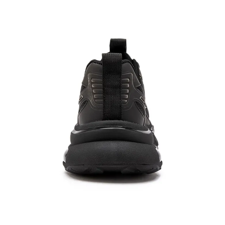 JOSINY Interstellar Odyssey Wear Resistant Height Increasing Low Top Chunky Sneakers Men's Black-4
