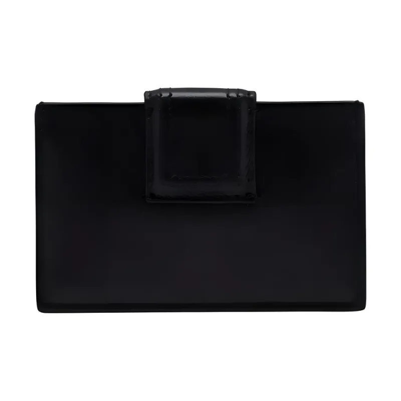 Jacquemus Smooth Leather Card Holder Women's Black-2
