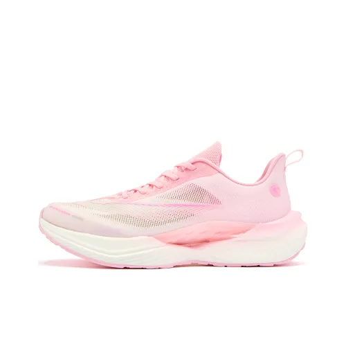QIAODAN Cushioning Anti Slip And Wear Resistant Low Top Casual Running Shoes Women's Jordan White Cherry Blossom Pink
