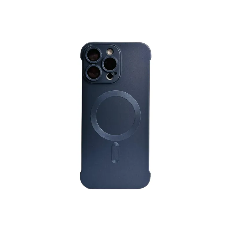 Wei Xin Acrylic Material Magnetic Bezel less Phone Cases Compatible With IPhone 16/15 Pro Max/Apple 13/14 Pro/Max-9