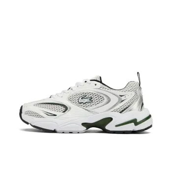 LACOSTE Low Top Casual Shoes Women's White Green