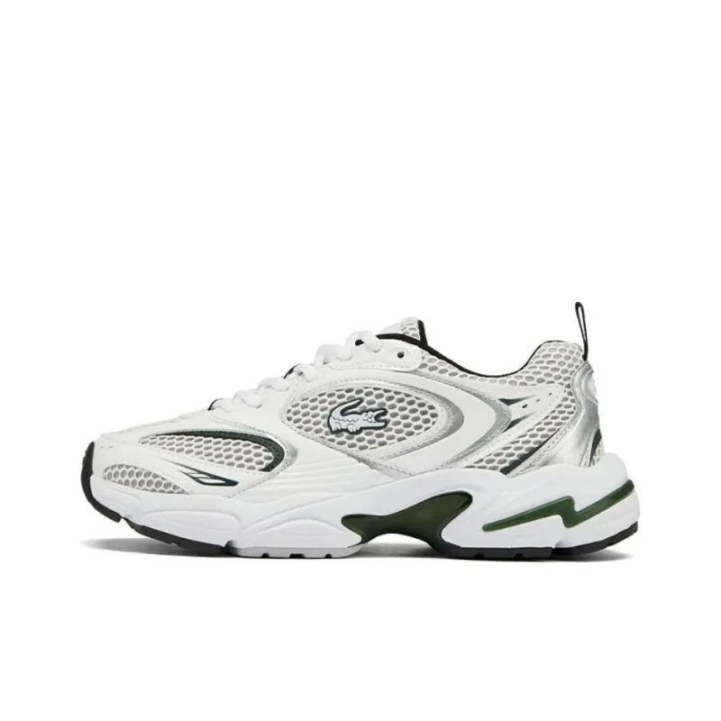 LACOSTE Low Top Casual Shoes Women's White Green-0