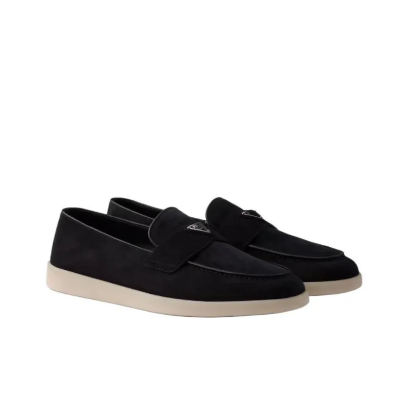 PRADA Loafers Men Black-2