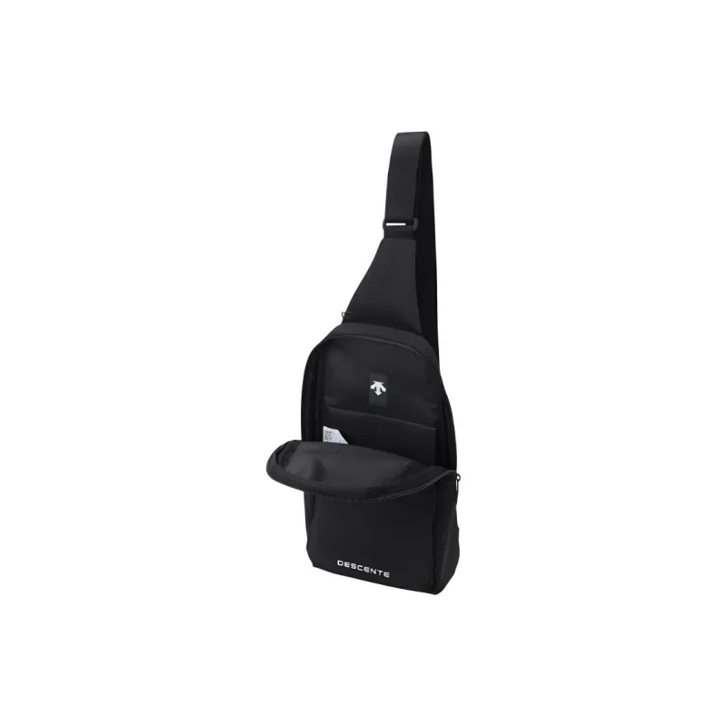 DESCENTE Nylon Sling Bag Unisex Black-4