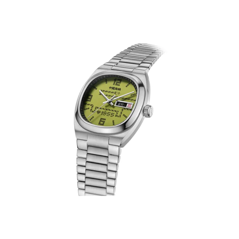Sea Gull Retro TV Snake Special Edition Automatic Mechanical Movement Stainless Steel Watchband Watch Unisex Green Dial-2