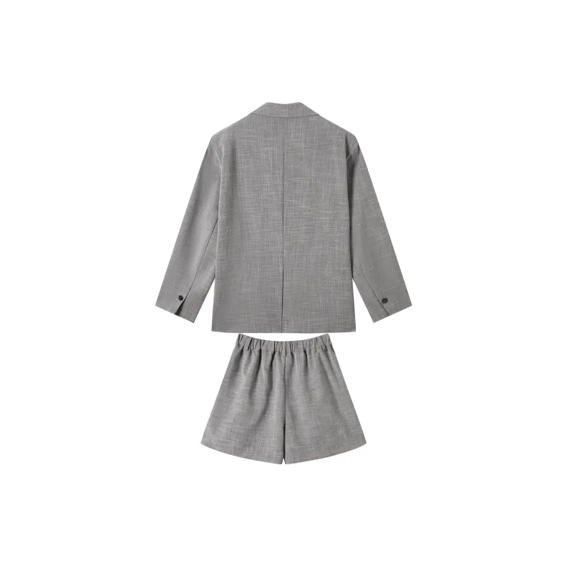 DIALOGUE Business Suit Women's Trendy Gray-1