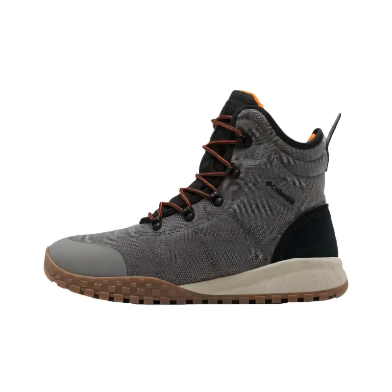 Columbia Fairbanks Cushioning Anti-Slip And Wear-Resistant High-Top Outdoor Shoes Men's Gray-0