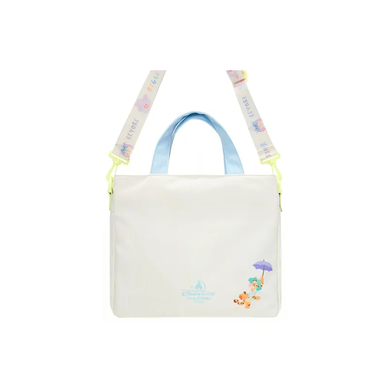 Disney Polyester Tote Bag, Shopping Bag, Shoulder Bag, Crossbody Bag, Handbag Unisex Light Yellow-2
