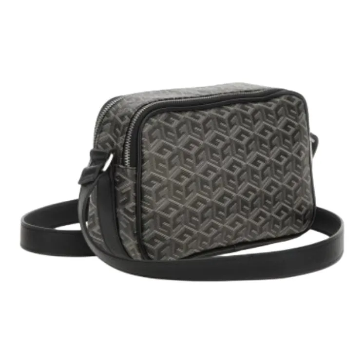 GUESS PU Camera Bags Shoulder Bags Regular Men's Black-3