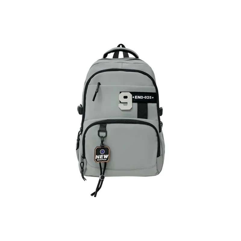 Yalu Oxford Backpack Regular Unisex Black/Dark Gray/Light Gray/Medium Gray-13