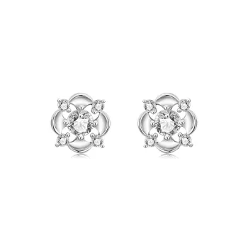 PRP S925 Silver Stud Earrings Women's