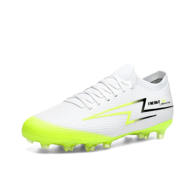 LARA STAR FG Rubber Long Studs Durable Cushioning Soccer Shoes Unisex-7