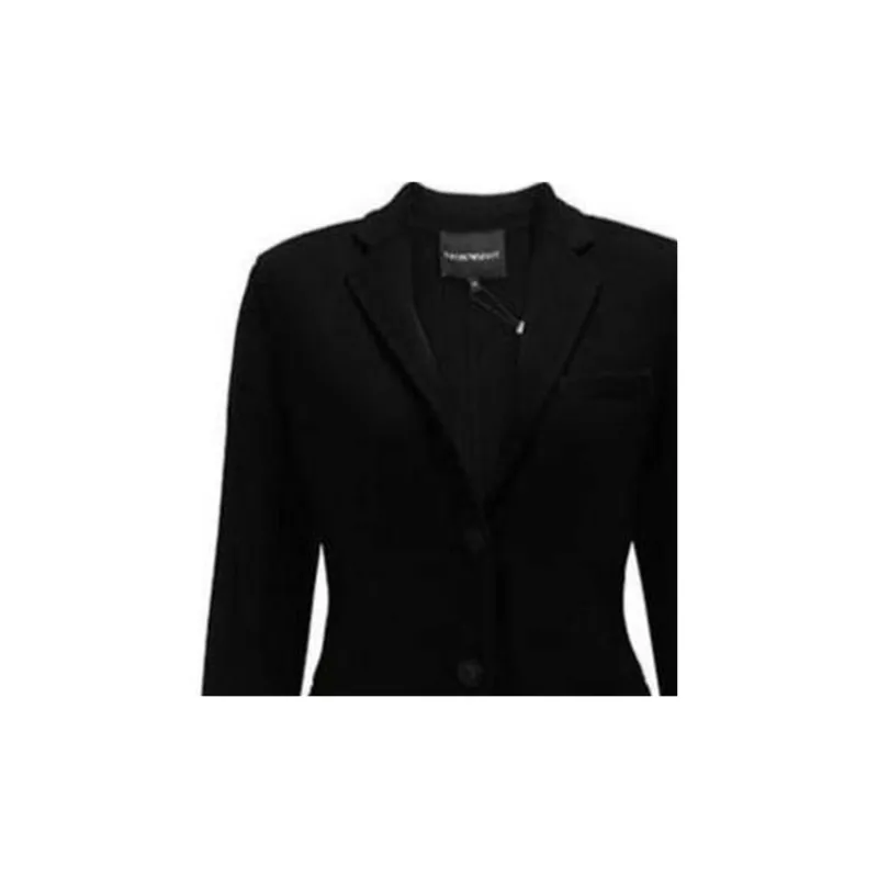 EMPORIO ARMANI Velvet Jackets Women's Black-4