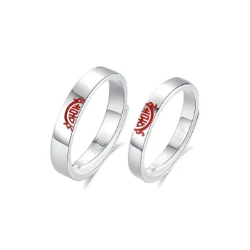 Chongqing Gold Store S999 Fine Silver Rings Unisex
