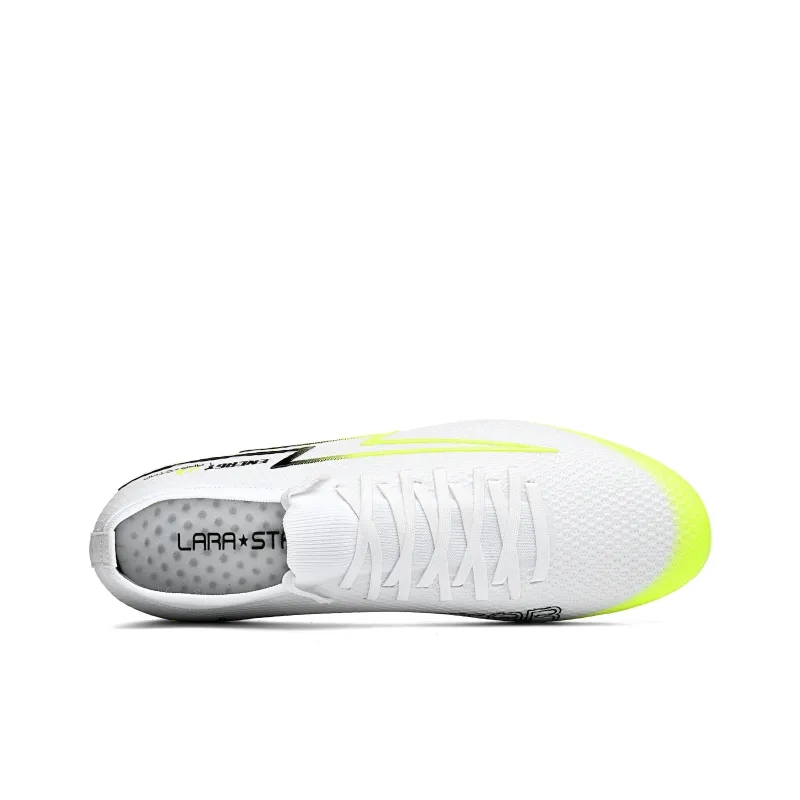 LARA STAR FG Rubber Long Studs Durable Cushioning Soccer Shoes Unisex-9