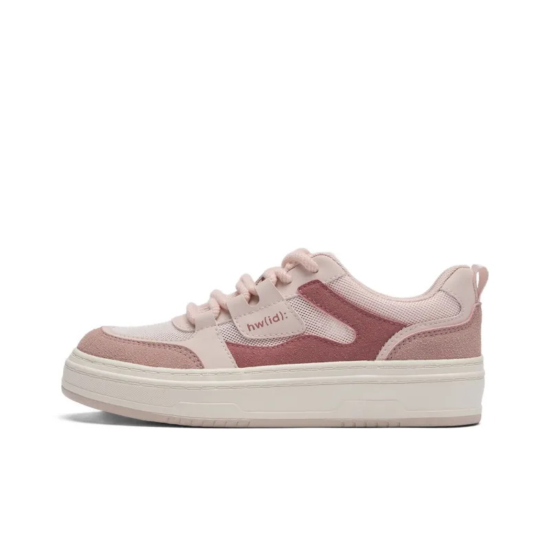 Hotwind Abrasion Resistant Breathable Slip Resistant Low Top Skateboard Shoes Women's-5