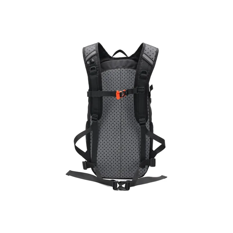 ALPINT MOUNTAIN Polyester Backpack Unisex Black/Silver Gray-3