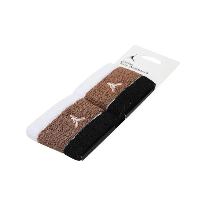 Nike Running, Badminton, Basketball Wristbands Breathable F White Brown Black Patchwork Men's-3