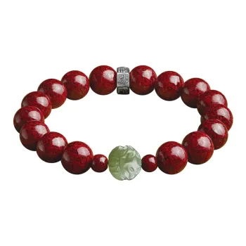 Yi Mingju Cinnabar Bracelets Unisex