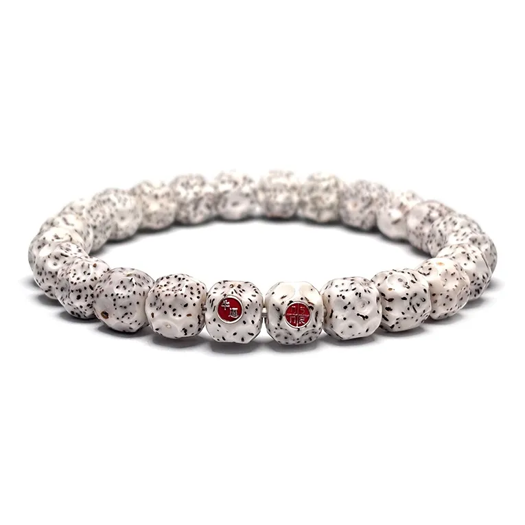 MOUNTAINS AND MANS Star Moon Bodhi Seeds New Chinese Style Good Luck Beaded Bracelet Unisex-9
