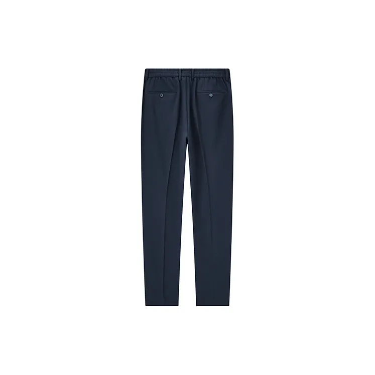 Jiumuwang Men's Pants Expert Suit Trouser Men's Navy Blue-1