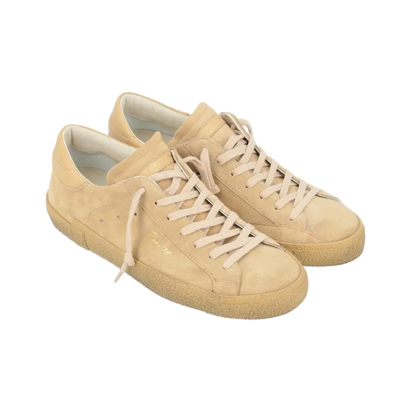 PHILIPPE MODEL Paris X '78 Low Top Skateboard Shoes Men's Yellow Brown-2