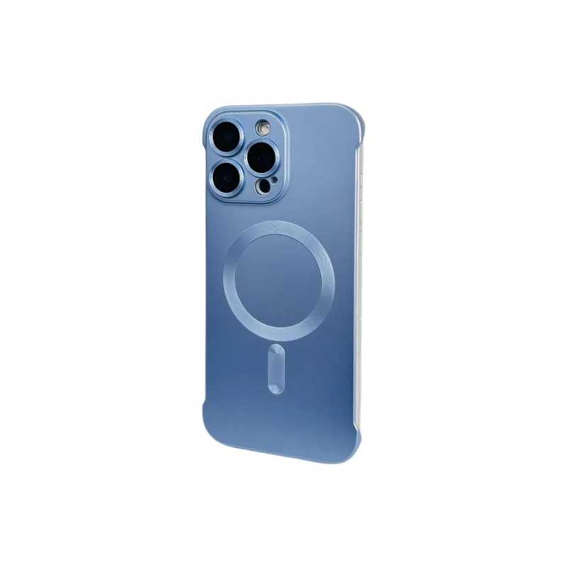 Wei Xin Acrylic Material Magnetic Bezel less Phone Cases Compatible With IPhone 16/15 Pro Max/Apple 13/14 Pro/Max-29
