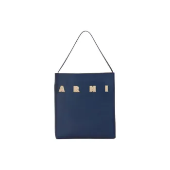 MARNI Museo Logo Patch Tote Bag