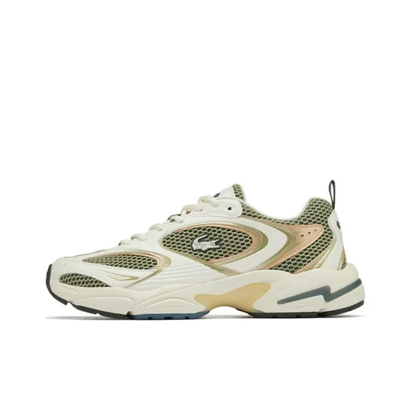 LACOSTE Low Top Casual Shoes Men's Beige Green-0