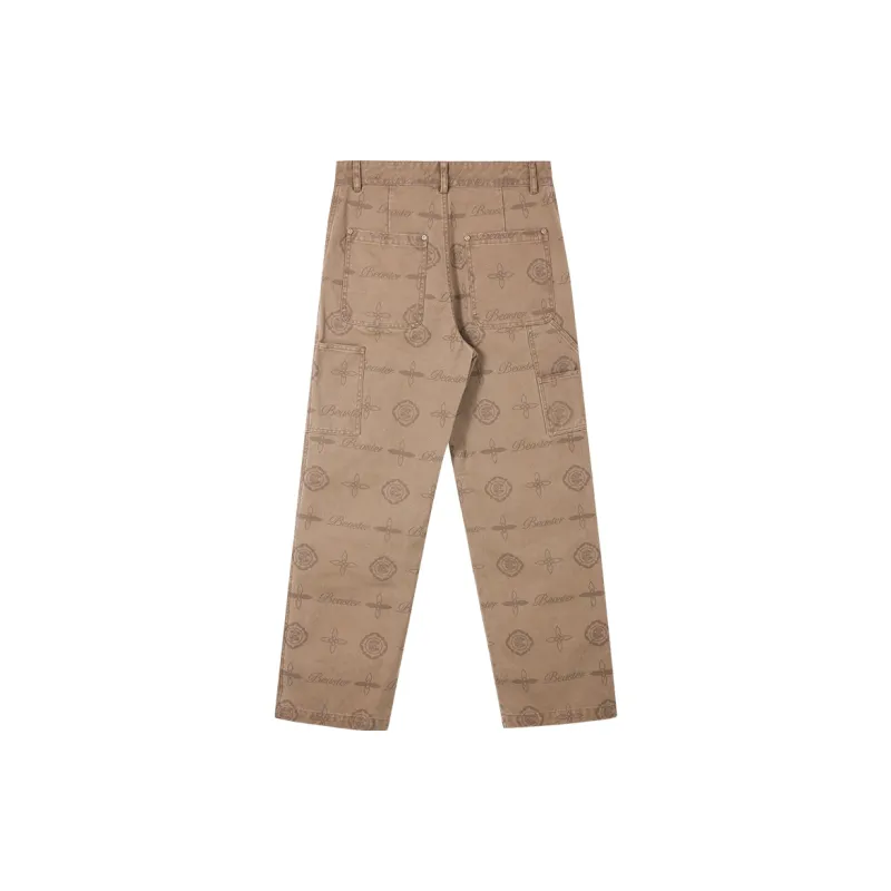 BEASTER Casual Pants Unisex Khaki-1