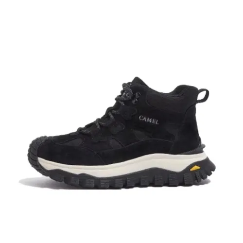 CAMEL Anti-Slip Wear-Resistant High-Top Outdoor Shoes Women's Black