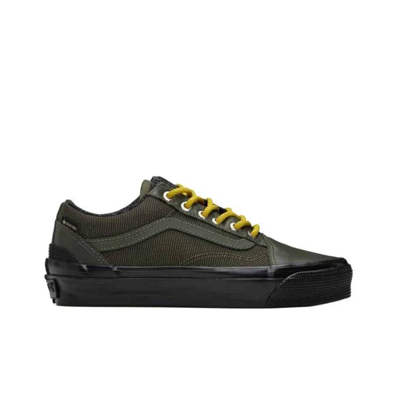 Vans Premium Old Skool Anti Slip Wear Resistant Low Top Skateboard Shoes Men's Green-1