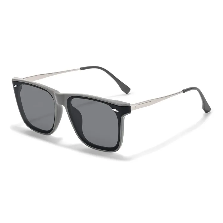 Sagawa TR/Memory Plastic Alloy Square Sunglasses Unisex-2