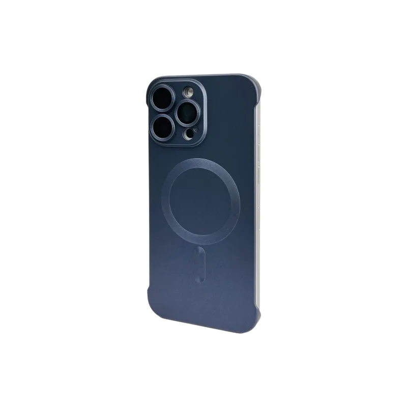 Wei Xin Acrylic Material Magnetic Bezel less Phone Cases Compatible With IPhone 16/15 Pro Max/Apple 13/14 Pro/Max-11