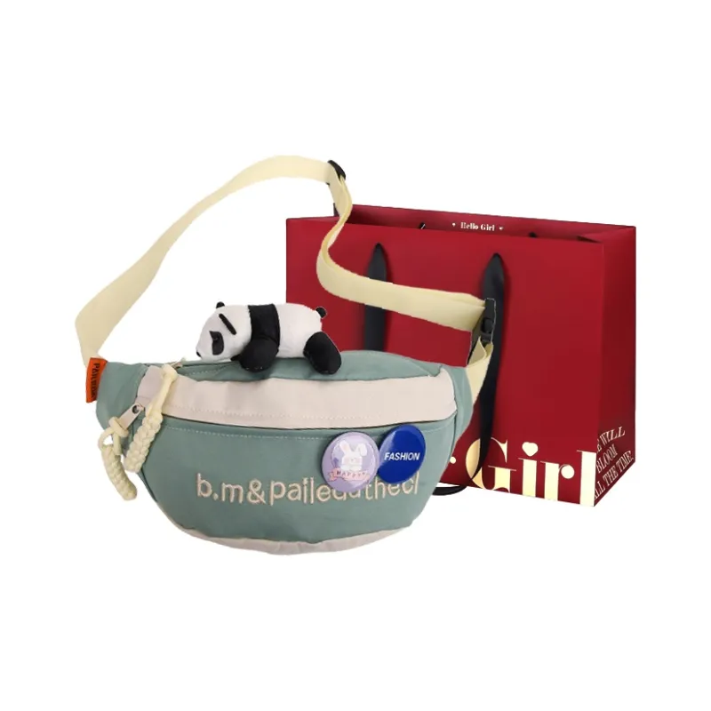 GOX Oxford Sling Bag Regular Unisex White & Red/White & Pink/White & Green/White & Blue/White/Black/Red-12