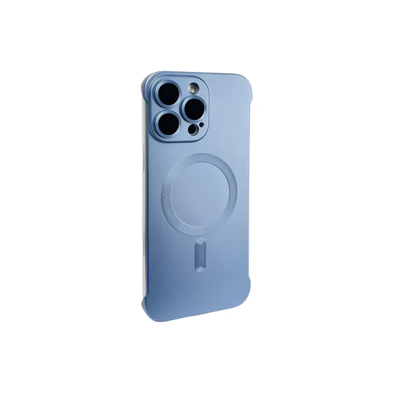 Wei Xin Acrylic Material Magnetic Bezel less Phone Cases Compatible With IPhone 16/15 Pro Max/Apple 13/14 Pro/Max-28