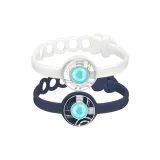 Candy Ripple: Blue White 1 Pair
