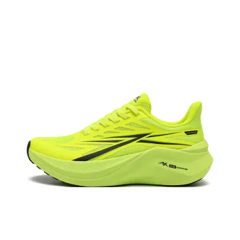 A.KNACKFUSS Breathable Slip Resistant Low Top Running Shoes Unisex Neon Green