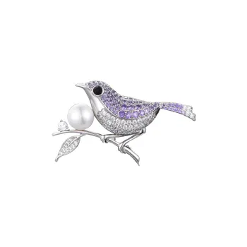 Lan Ying Austrian Crystal Brooches Unisex