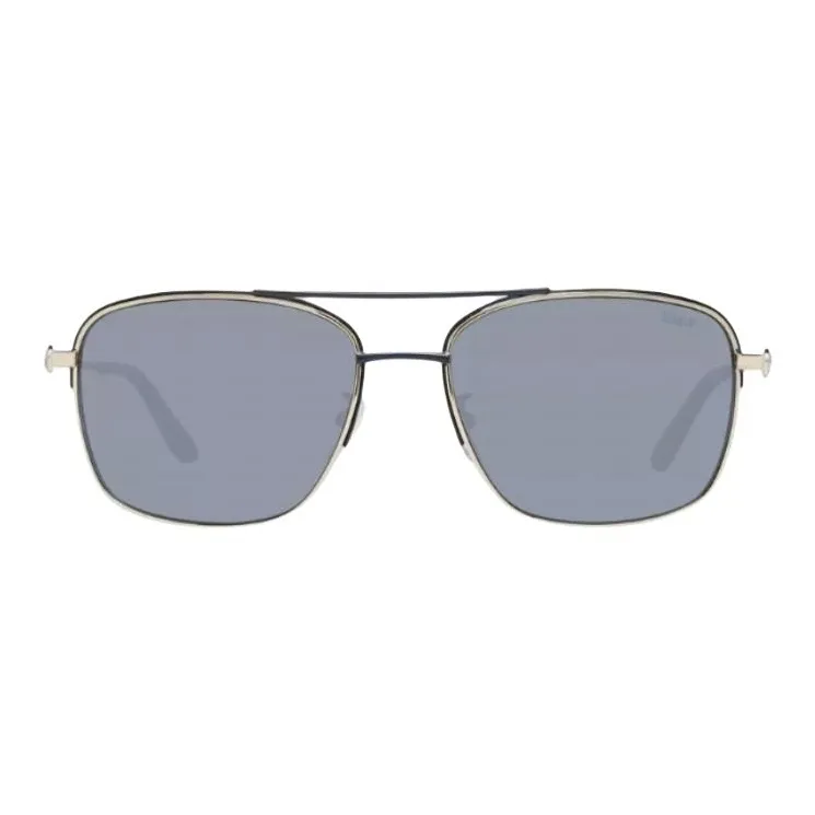BMW Metal Aviator Sunglasses Men's Black-1