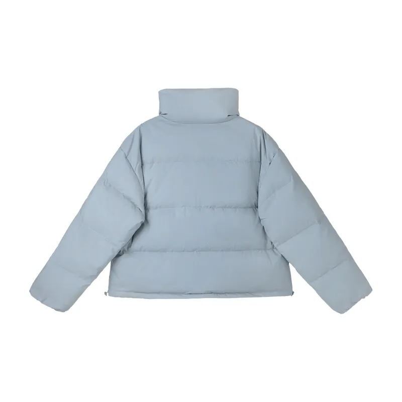 Fstudio Fall And Winter Korean Sweet Style Petite Cropped Down Jacket Coat Women's-1