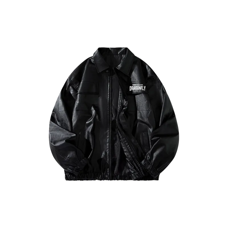 RED DRAGONFLY Leather Jacket Unisex-1