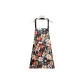 Flame Floral Adjustment Strap Black