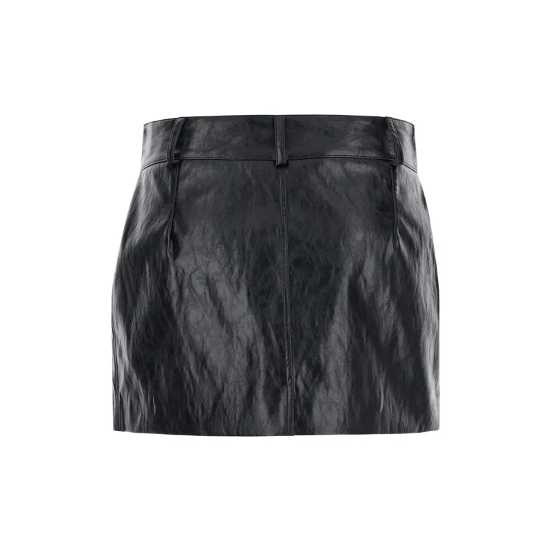 Federica Tosi Crinkled Mini Skirt-1