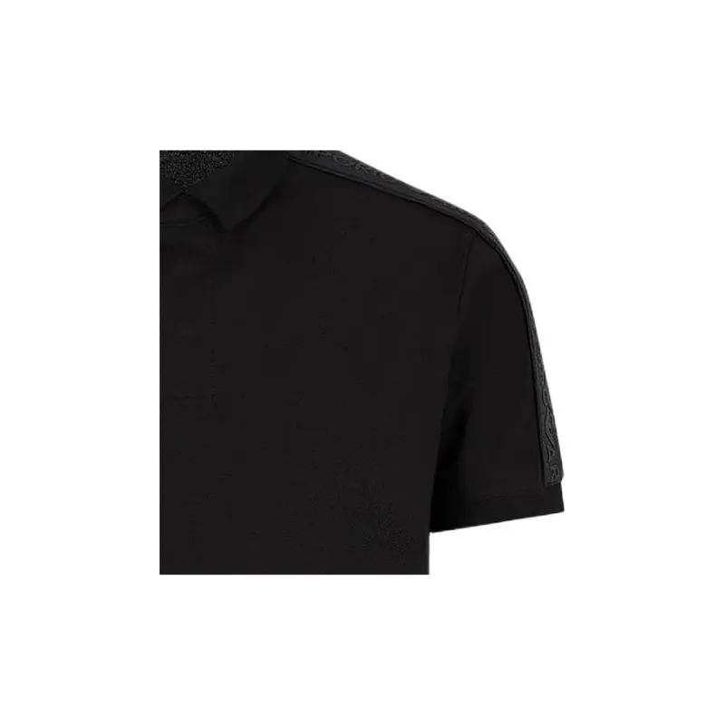 EMPORIO ARMANI Jersey Polo Shirt With Logo Tape-2