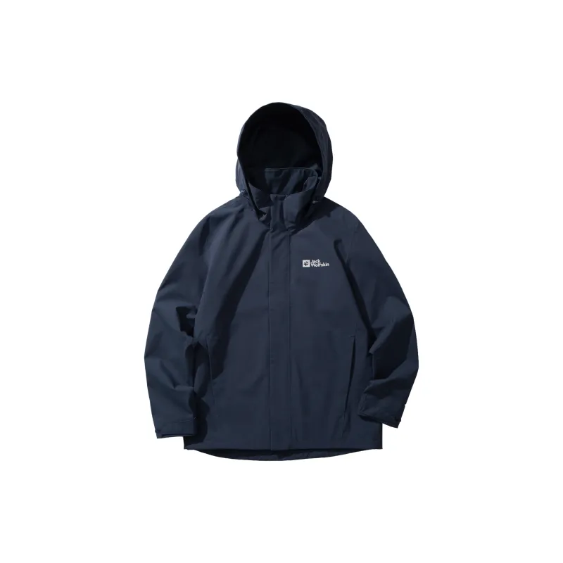 Jack Wolfskin Outdoor Hiking Waterproof, Windproof, Breathable, Quick Dry Windbreaker Jacket Men's-7