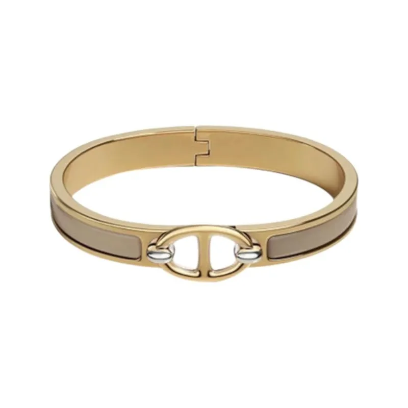 HERMES Enamel Bangles Men's Multicolor-4