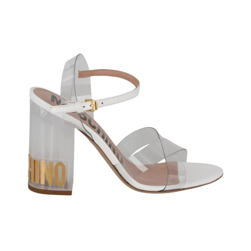 MOSCHINO One Strap Sandals Women's White-1